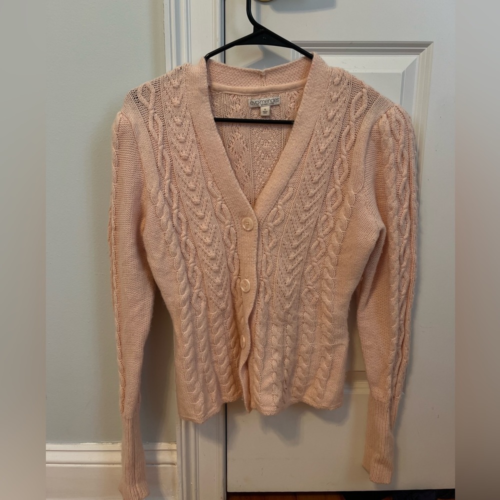 Pink cardigan